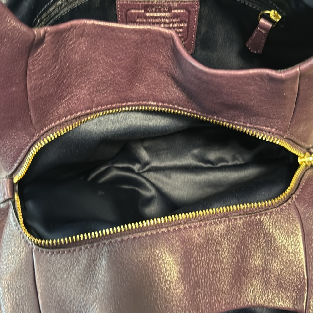 Purple Coach Bag in Excellent Used Condition - Picture 8 of 13